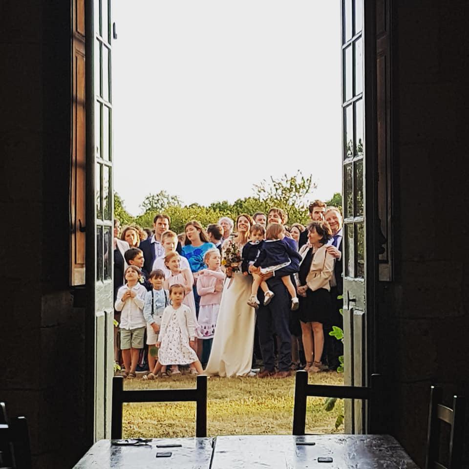 Samedi 27 juillet 2019, le groupe ONLY NEW JAZZ BAND était en formule Quartet â l'Abbaye de Champagne à Rouez-en-Champagne (72), pour l'animation du cocktail de mariage de Maëlle et Clément !