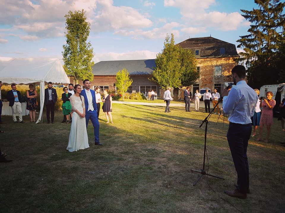 Samedi 07 septembre 2019, le groupe DJAZ WEST DUO était au Domaine de Persine à Lusignan (86), pour l'animation du cocktail de mariage d'Anouck et Valentin !