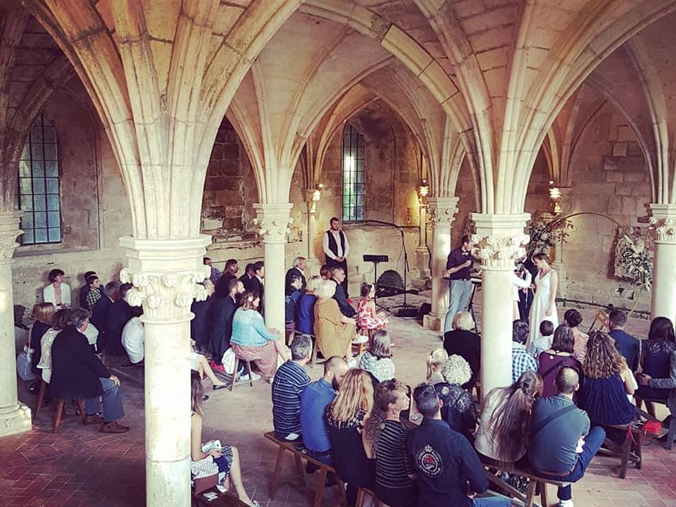 Samedi 28 septembre 2019, le groupe ONLY NEW JAZZ BAND était en formule Trio à l'Abbaye de Fontdouce à St-Bris-des-Bois (17), pour l'animation du cocktail de mariage de Fabienne et Guillaume !
